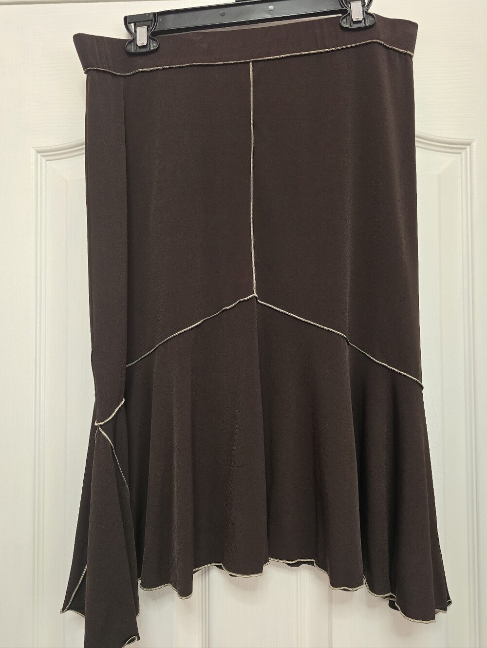 Studio M Midi Skirt - Coffee, size Large